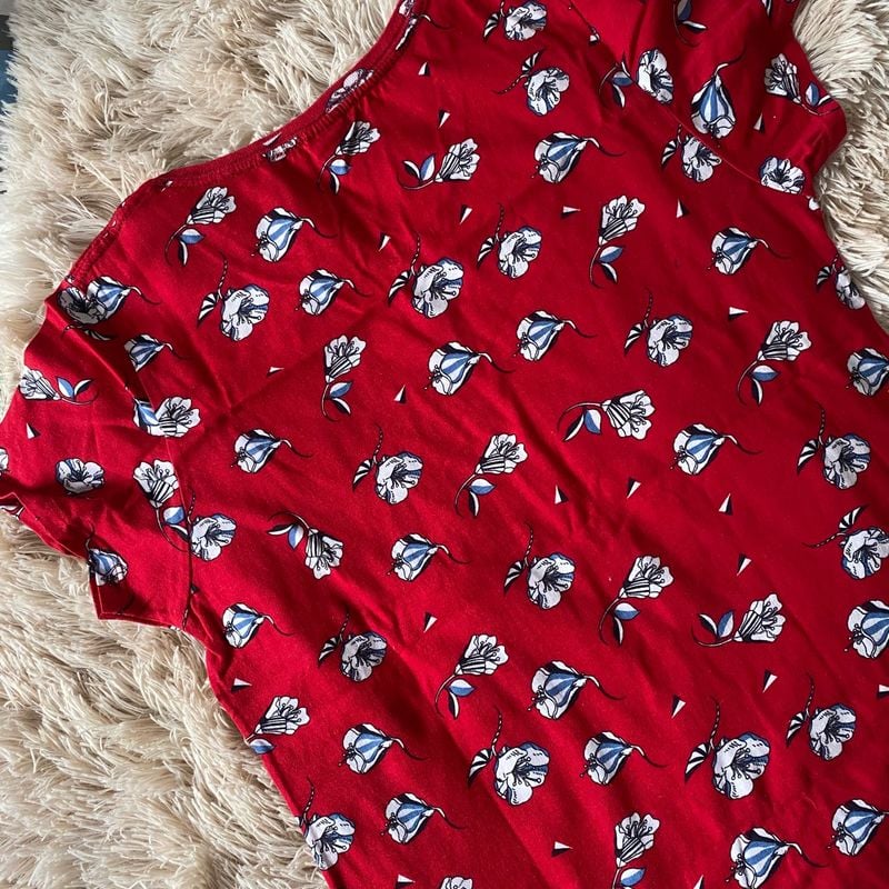 Camiseta Hering Estampada Camiseta Feminina Hering Usado