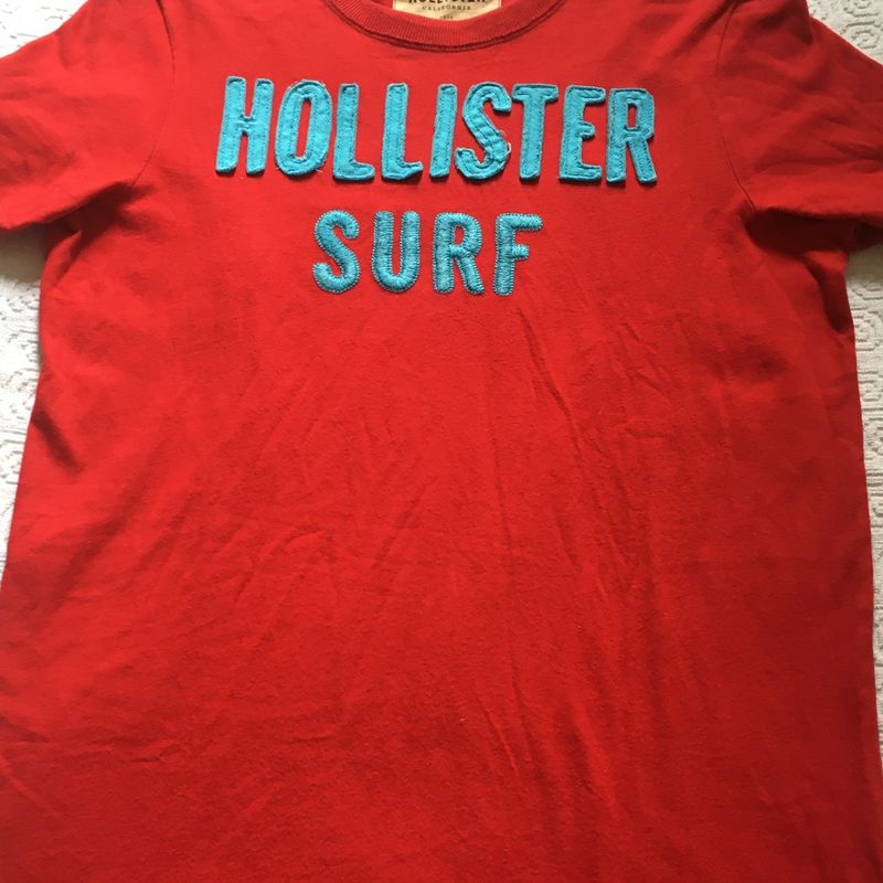 Camisa Masculina em Tactel Vermelho Tam.G Surf Surfista, Camisa Masculina  Usado 84911489