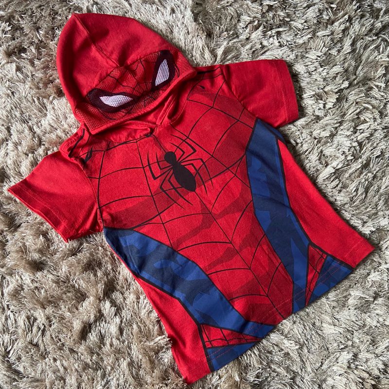 Blusa homem best sale aranha com capuz