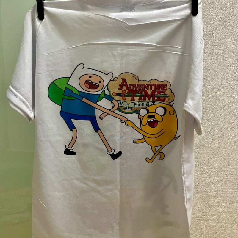 Camiseta Hora de Aventura  Roupa Infantil para Menina Usado