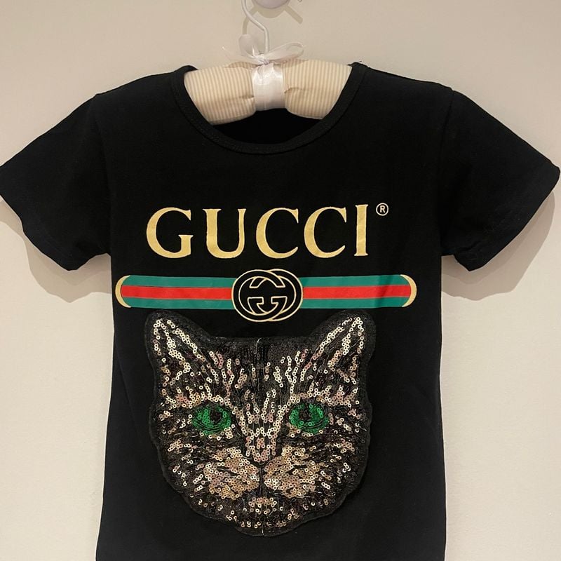 Camiseta Infantil Gucci Roupa Infantil para Menino Gucci Usado