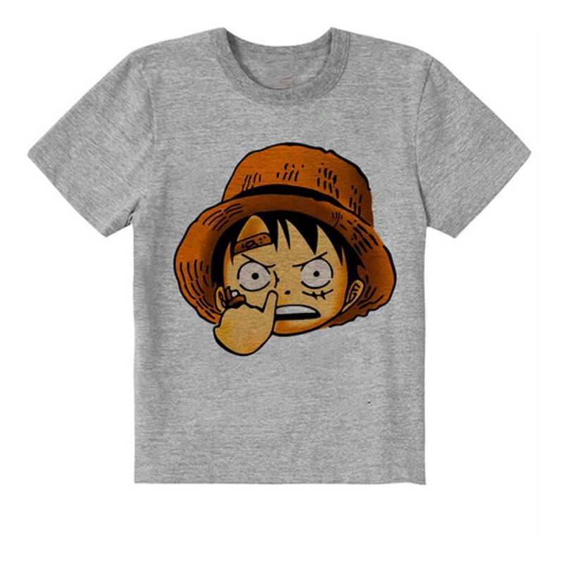 Camiseta Infantil Menino Luffy Childhood One Piece - 10