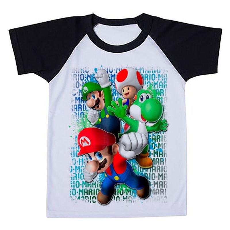 Camiseta Infantil Menino Estampa Jogos - Marshoes