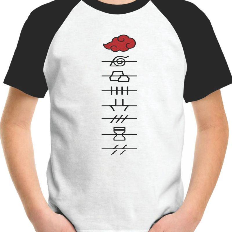 Camiseta Naruto Akatsuki Nuvem