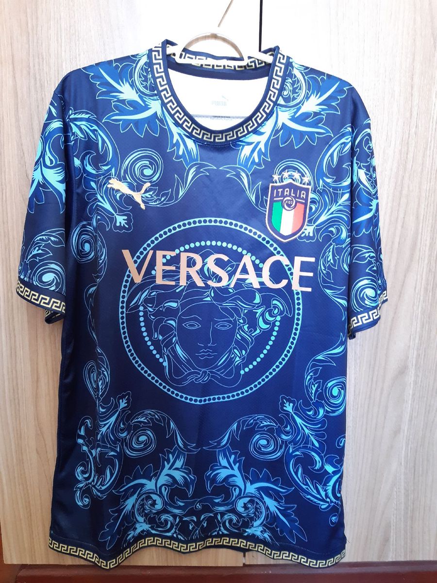 Camiseta Itália Versace Camiseta Masculina Puma Nunca Usado 75070847