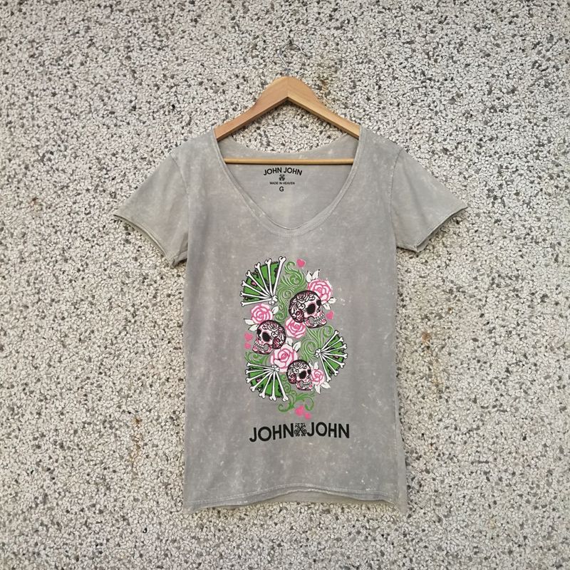 Camiseta John John | Camiseta Feminina John John Nunca Usado 88510083 |  enjoei