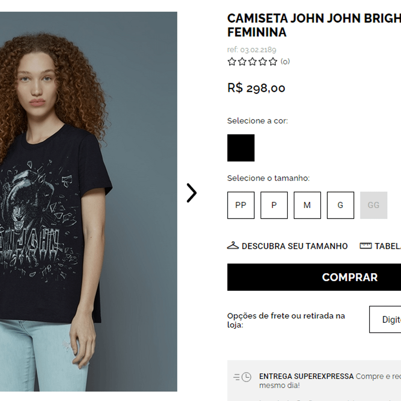 Camiseta John John Female Feminina - Branco