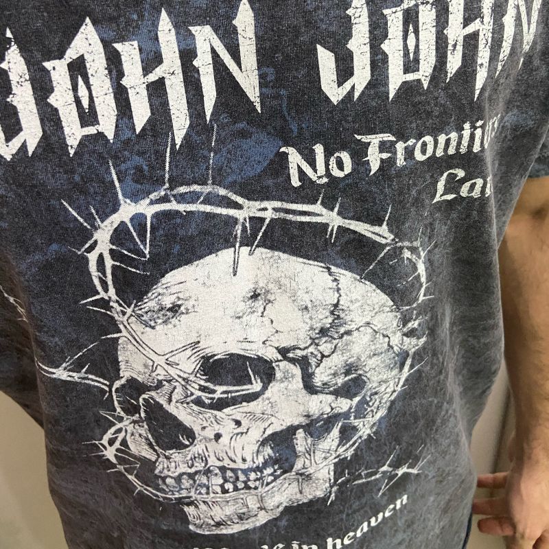 Camiseta John John Caveira Glossy Masculina no Shoptime