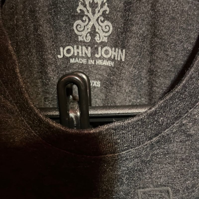 T-Shirt Cinza Lettering John John, Camiseta Feminina John John Usado  92633246