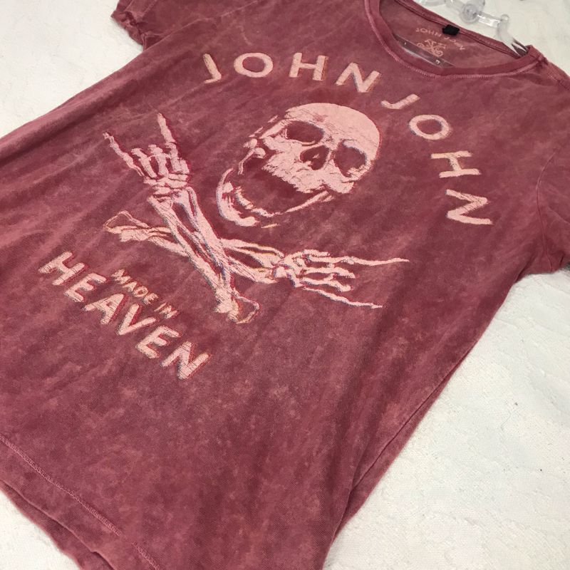 Camiseta John John Caveira Greek - 100% Algodão