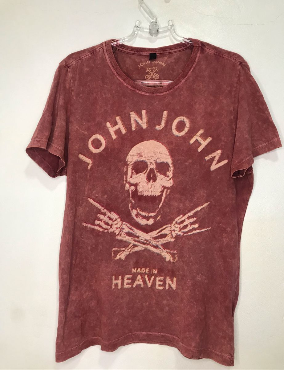 Camiseta John John Caveira Preta - Compre Agora