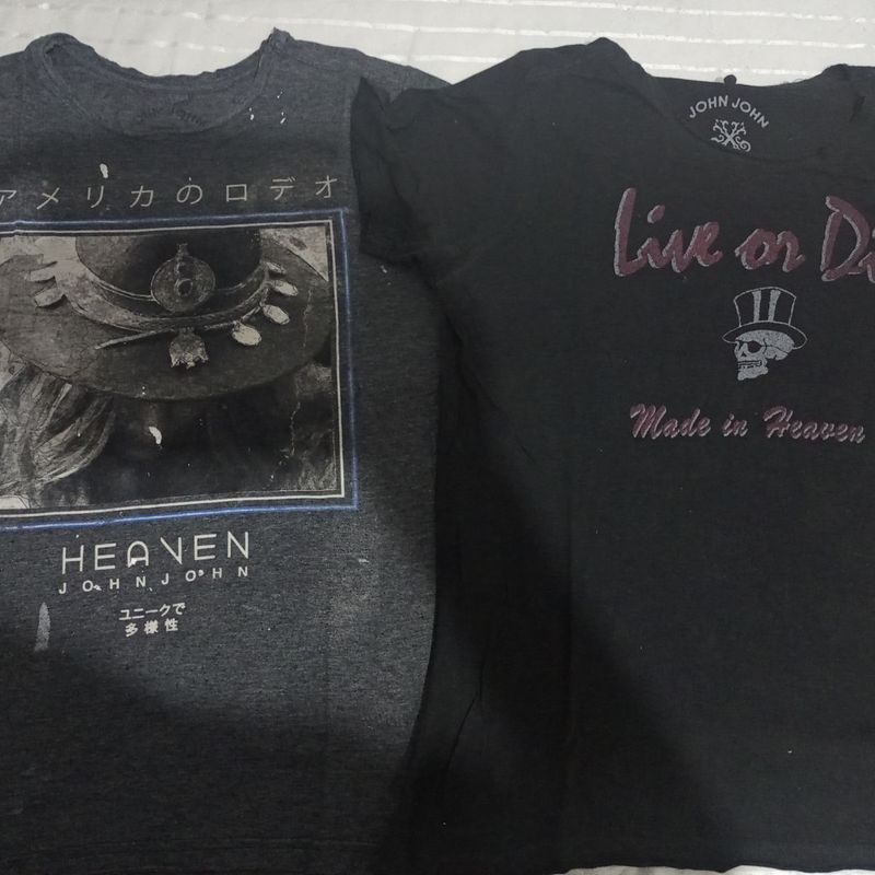 Camiseta John John Made In Heaven Preta - Compre Agora