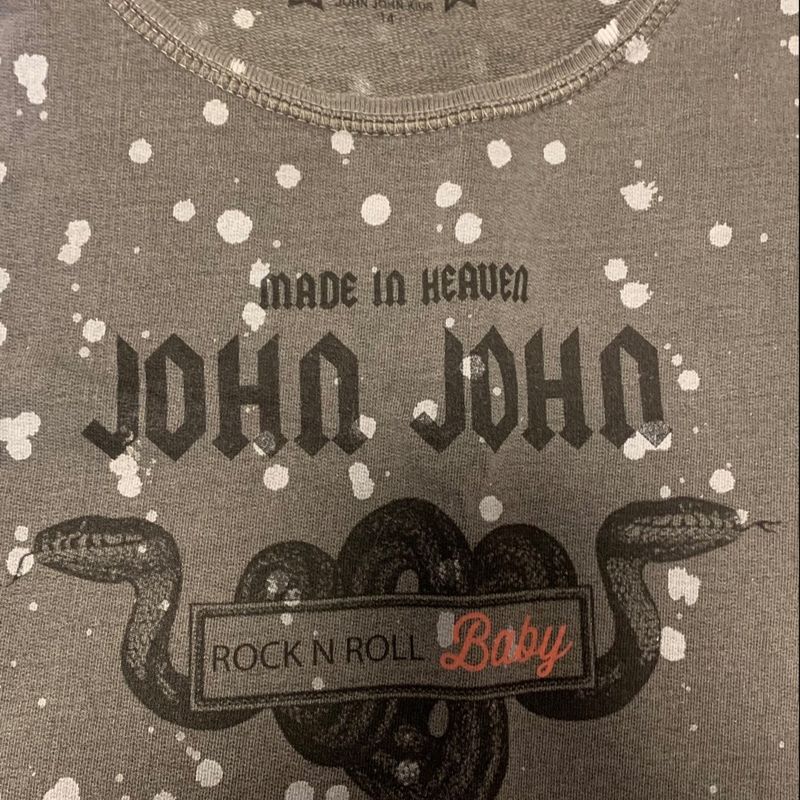 JOHN JOHN FEM Camiseta John John Kids Million Feminina (ESTAMPADO