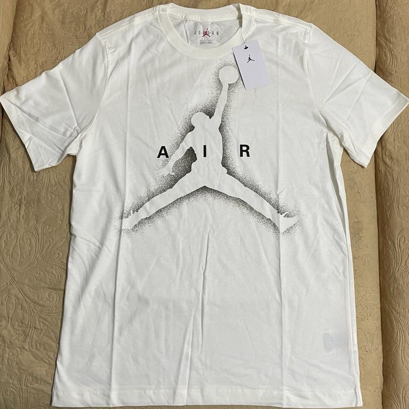 Camiseta Jordan Air Logo Jumpman 100 Original Jordan Nunca Usado 90487164 enjoei