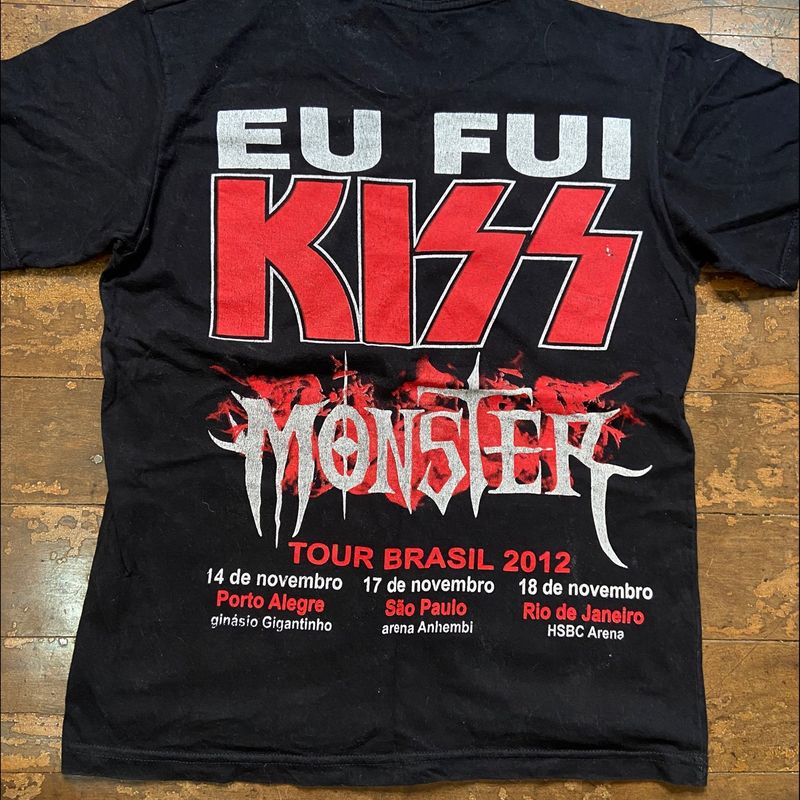 Camiseta Kiss Monster Tour | Kiss Usado 98337586 | enjoei