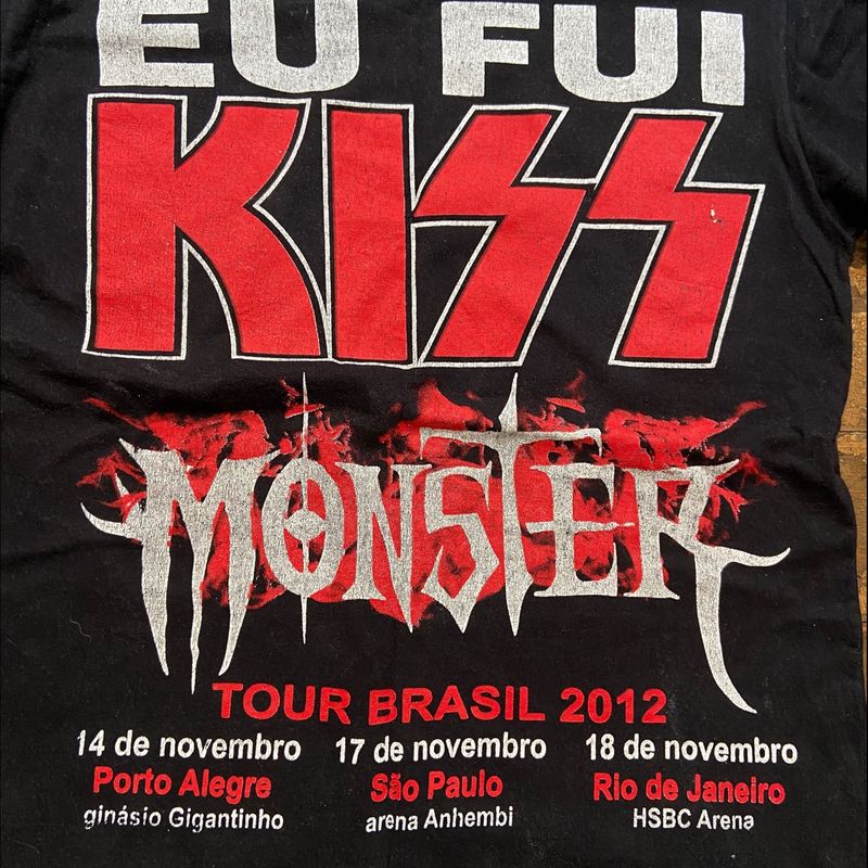 Camiseta Kiss Monster Tour | Kiss Usado 98337586 | enjoei