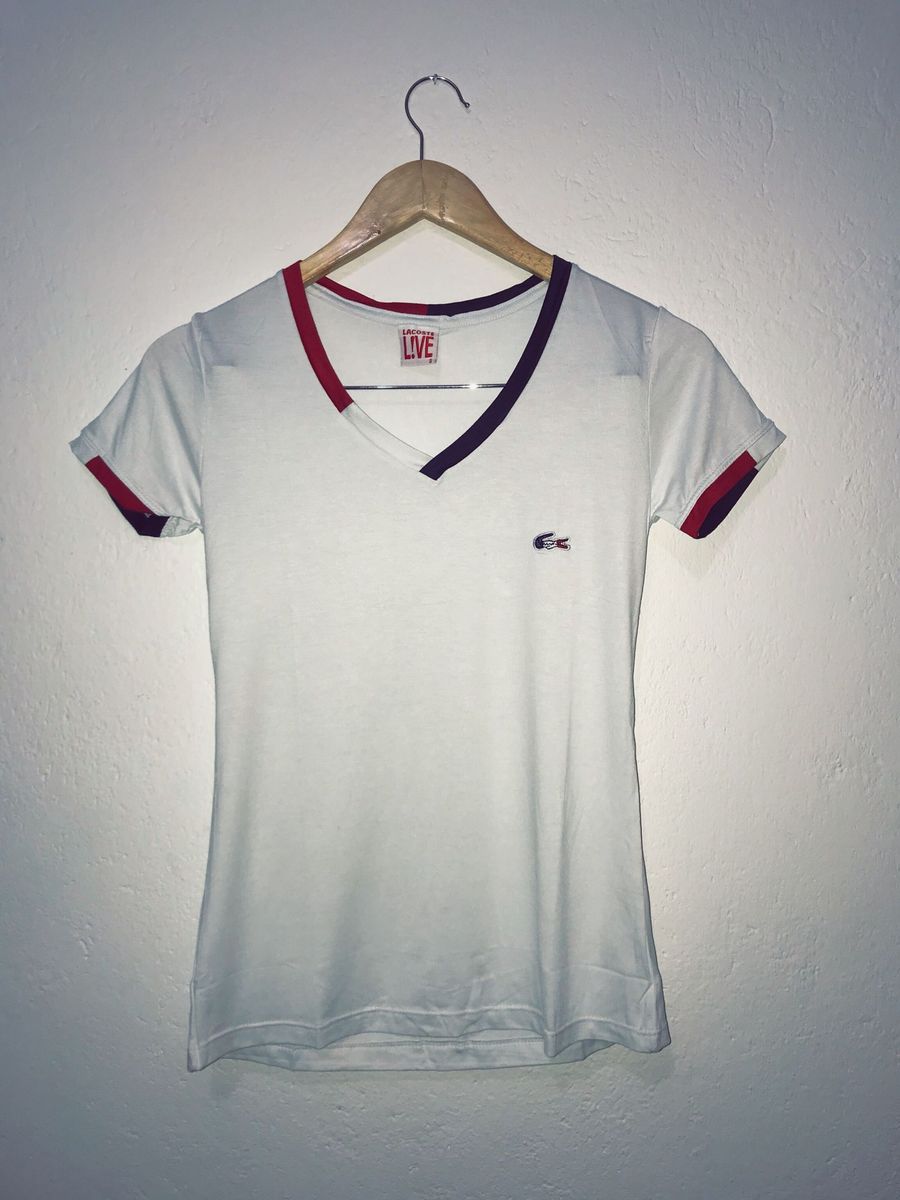 lacoste camisa feminina