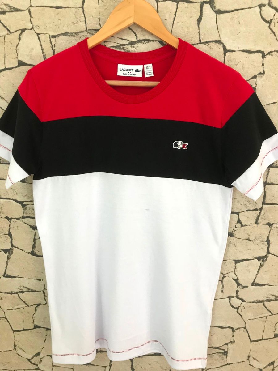 Camisa listrada da store lacoste