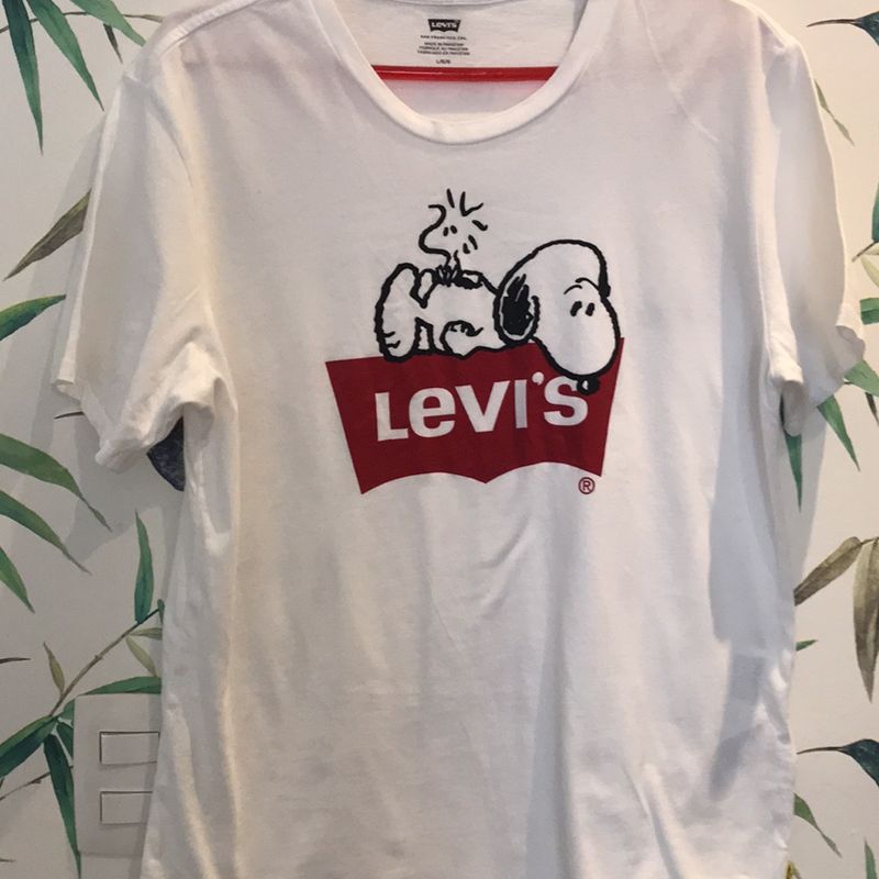 Levis snoopy online camiseta