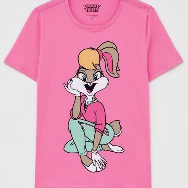 Camiseta Looney Tunes Lola Bunny P Camiseta Feminina Renner