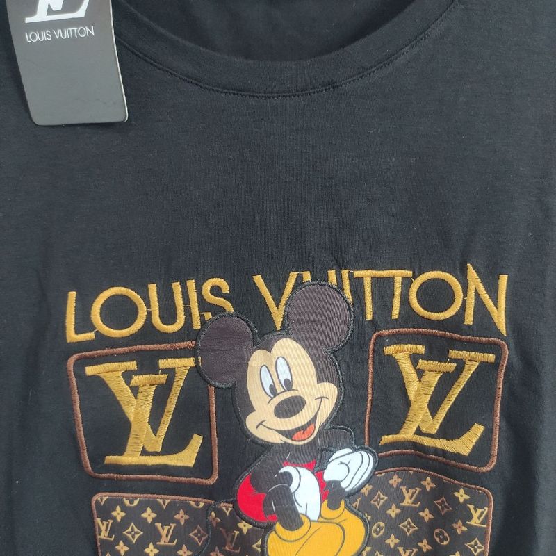 Camiseta Mickey Disney Louis Vuitton, Camiseta Masculina Louis Vuitton  Nunca Usado 81768343