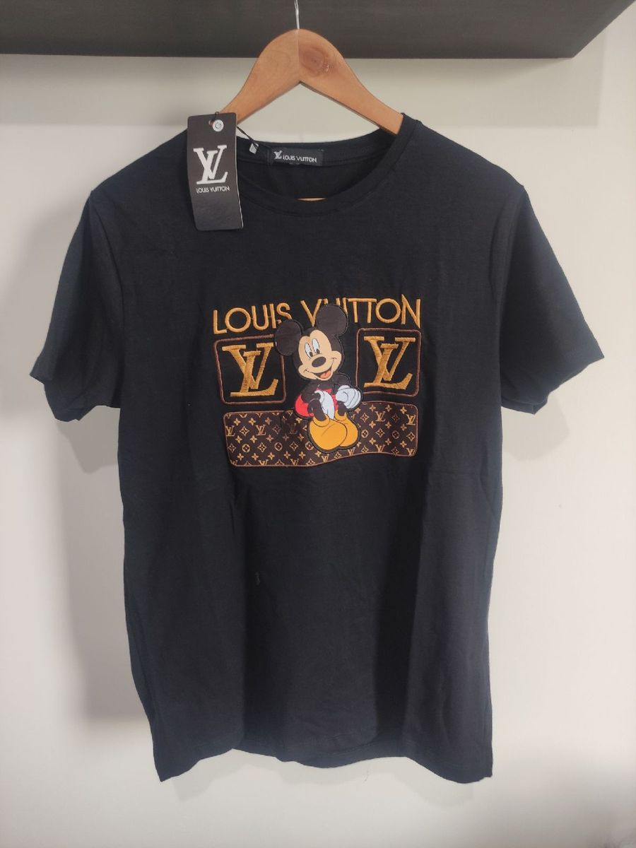 Camiseta Mickey Disney Louis Vuitton, Camiseta Masculina Louis Vuitton  Nunca Usado 81768343