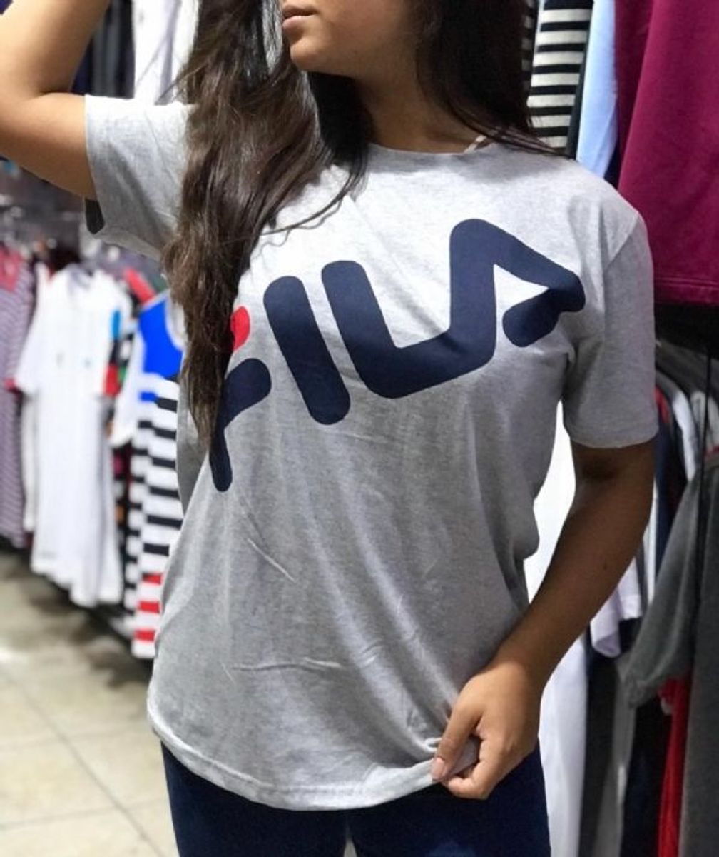 t shirt fila feminina