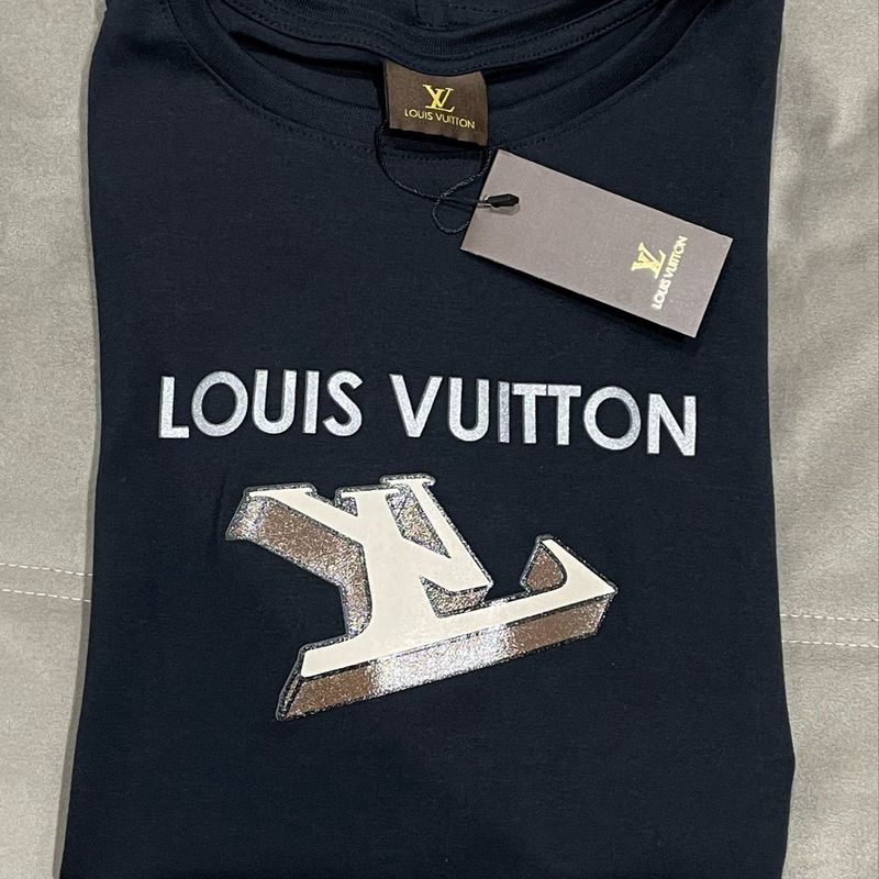 Camisa Louis Vuitton de malha Peruana branca