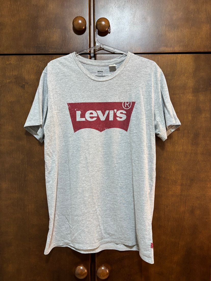 camiseta manga curta cinza levis - camisetas levi's