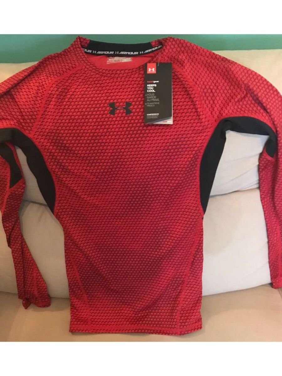 camiseta manga longa under armour