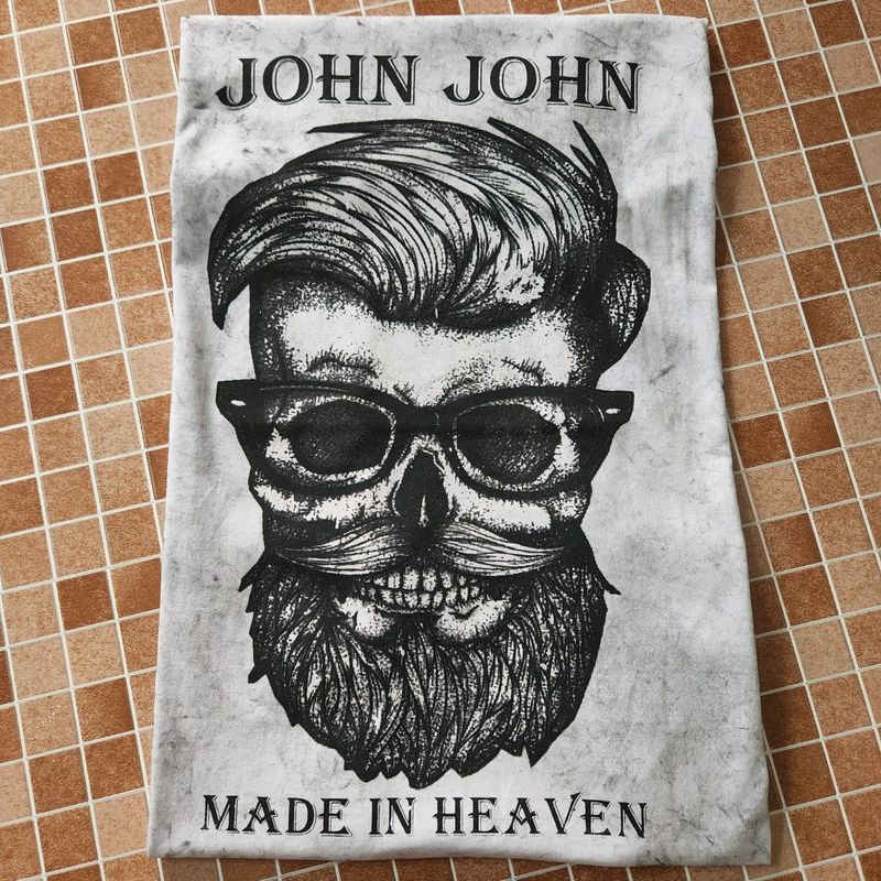 Camiseta John John Caveira Skull | Camiseta Masculina John John Nunca Usado  92395237 | enjoei