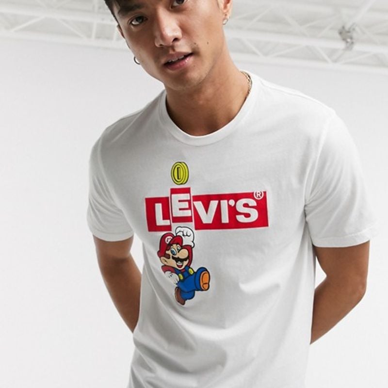 Camiseta levis 2025 super mario