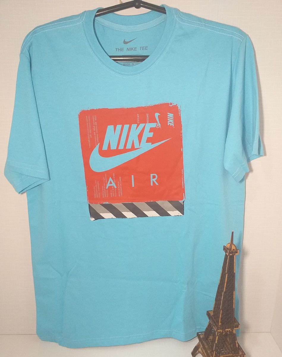 camiseta nike azul