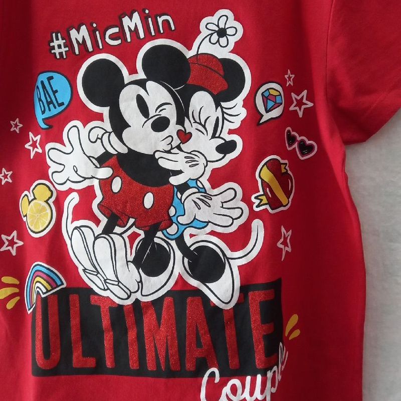 Camiseta discount mickey minnie