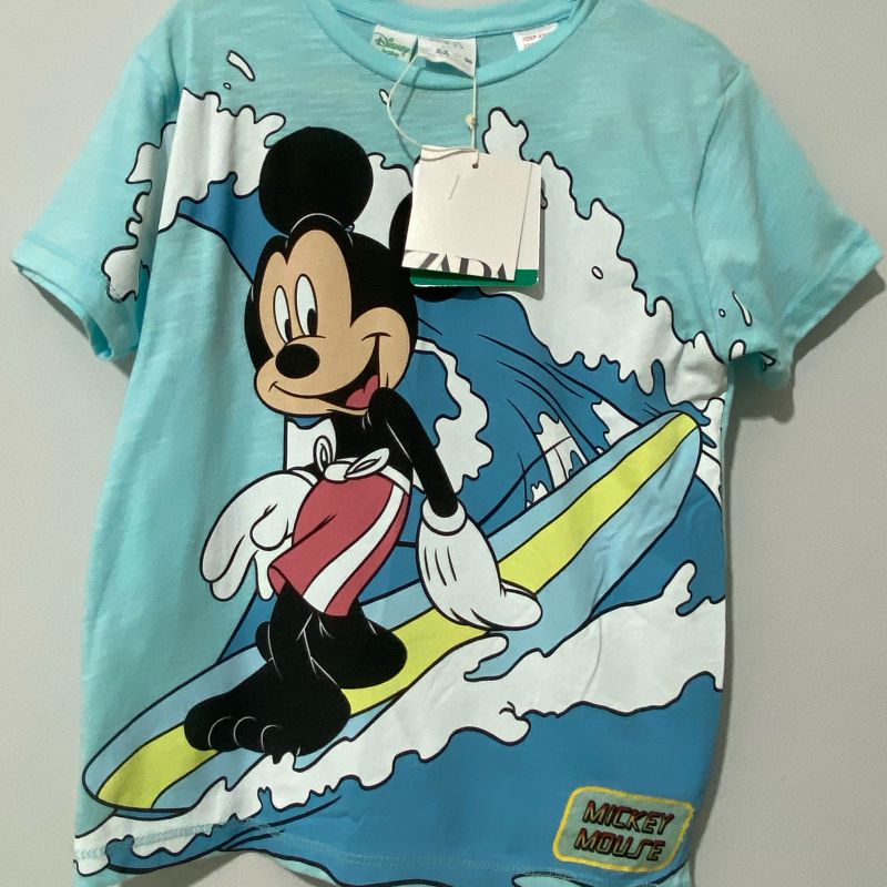 Camiseta mickey mouse zara hot sale