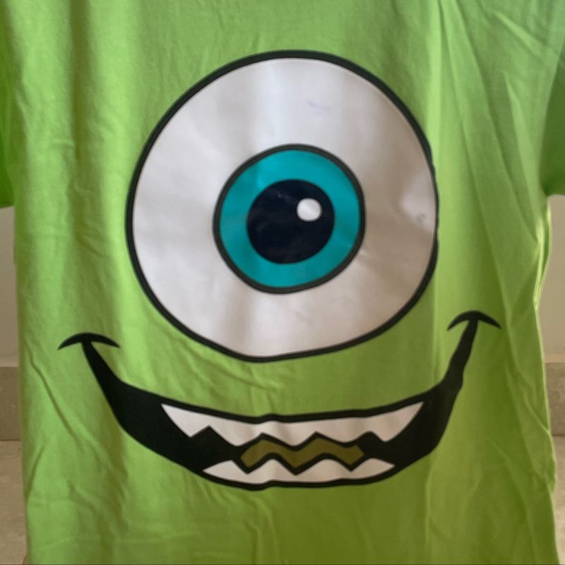 Camiseta Mike Wazowski Diney Camiseta Feminina Disney Usado