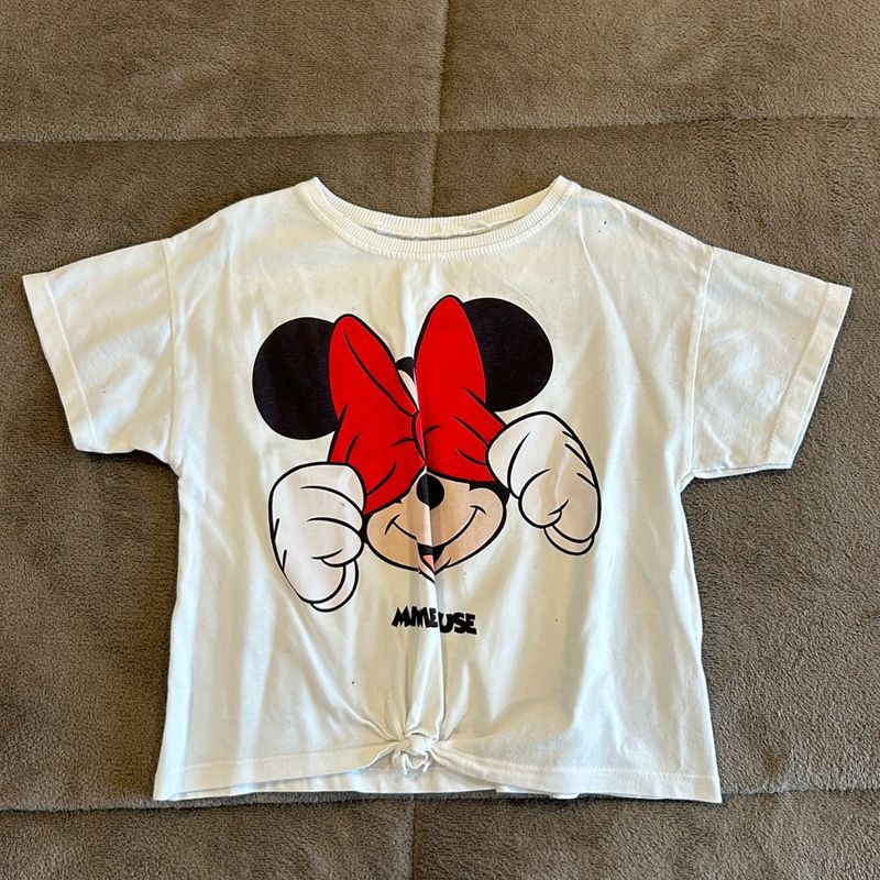 Fashion zara camiseta minnie