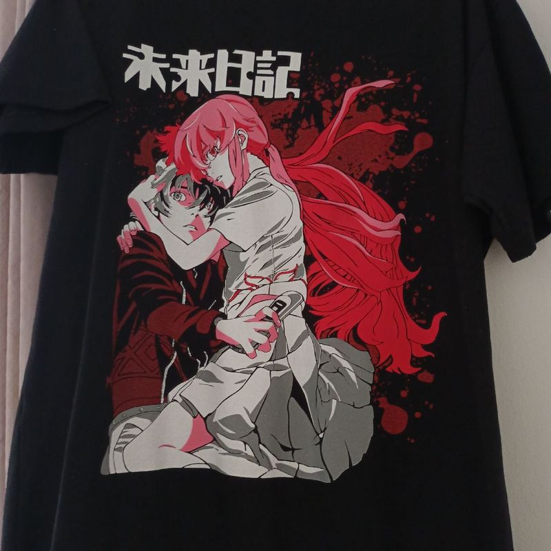 Camiseta Mirai Nikki - Anime, Camiseta Feminina Esg Nunca Usado 79135524