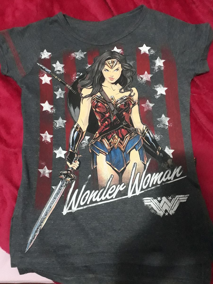 camiseta mulher maravilha - camisetas piticas