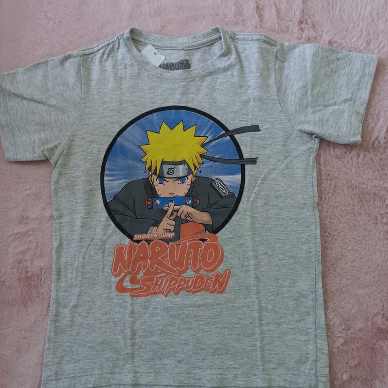 Naruto Uzumaki Animation Anime T-shirt infantil, roupas masculinas