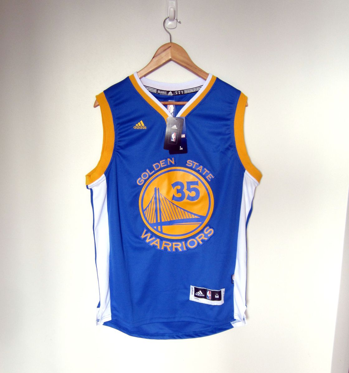 Camiseta Nba Kevin Durant Golden State Warriors #35 - Camiseta Masculina Adidas Nunca Usado ...