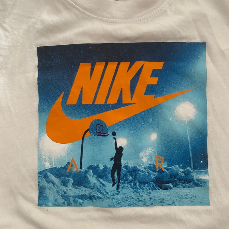 Camiseta Nike Menino Liso Branca - Compre Agora