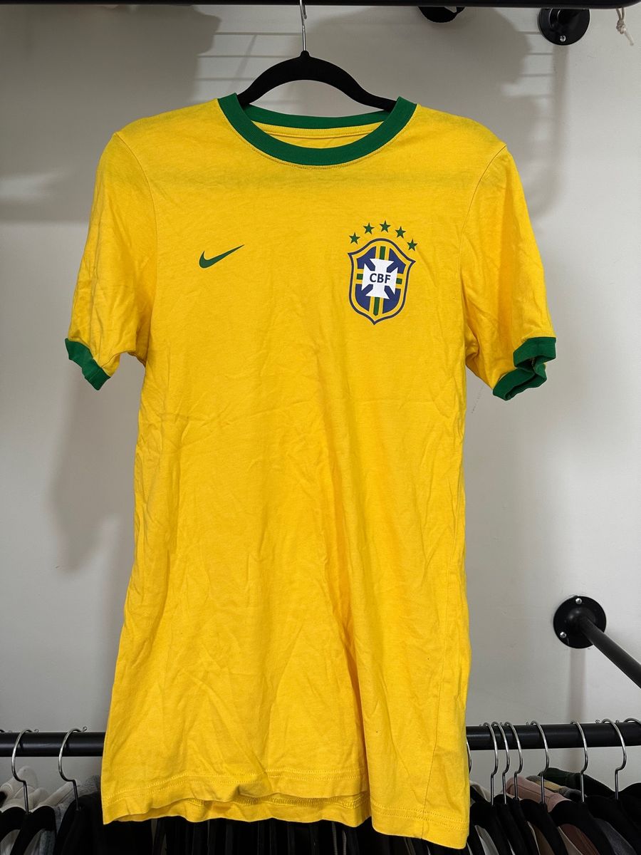 Camiseta Nike Brasil CBF - Amarelo