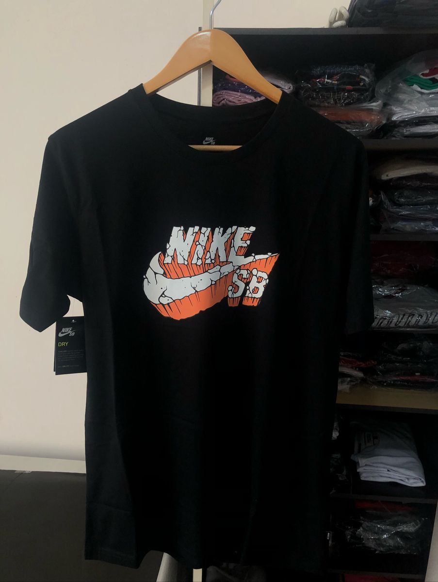 camisa nike sb preta