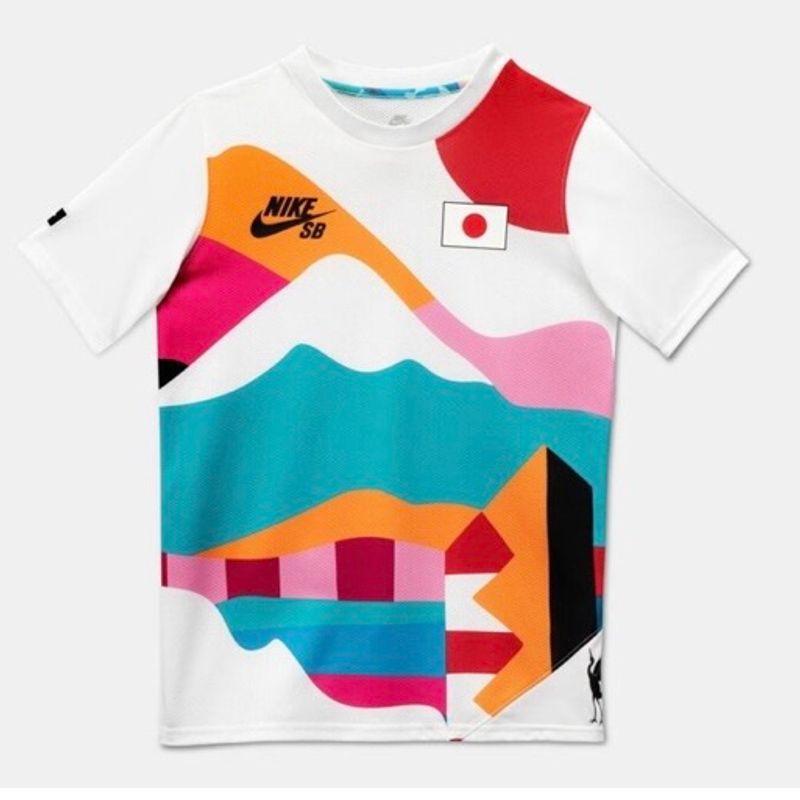 Camiseta Nike Sb Time Japão Olímpica Parra Patches | Nike Nunca