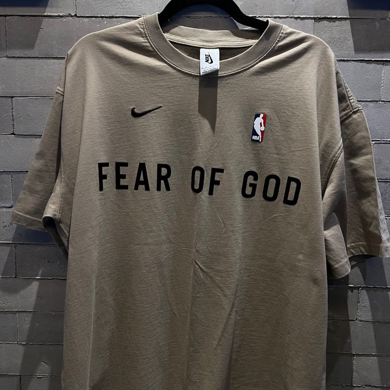 Camiseta Nike X Fear Of God X Nba Bege Gg | Xl | Camiseta