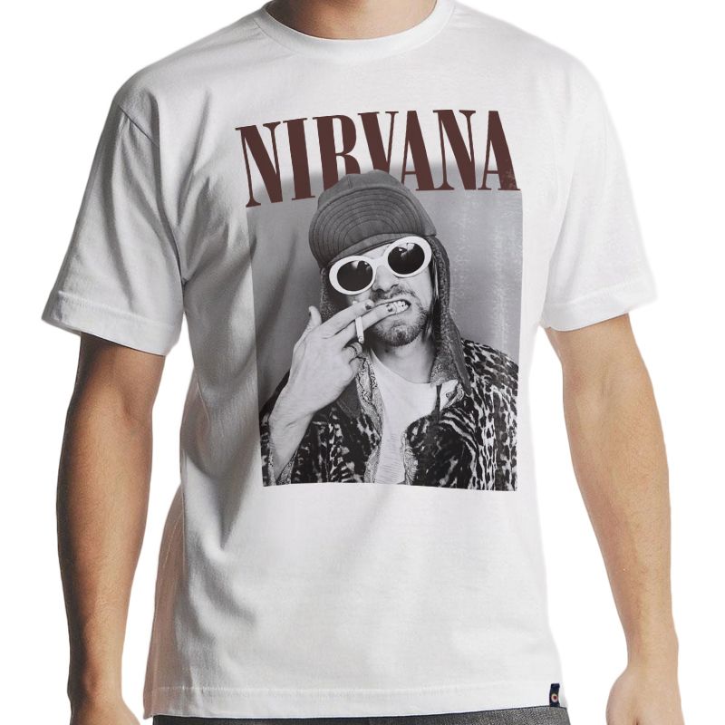 Camiseta best sale kurt cobain