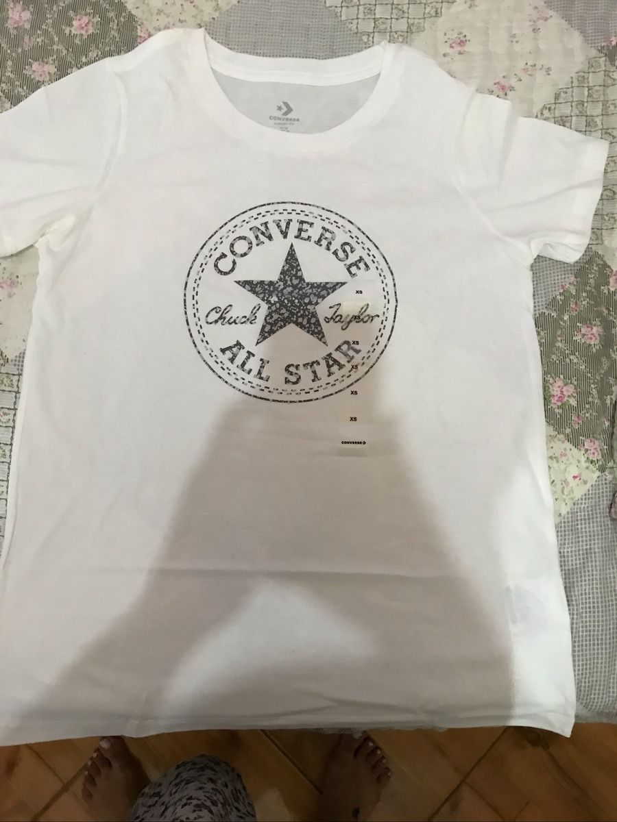 camiseta converse feminina