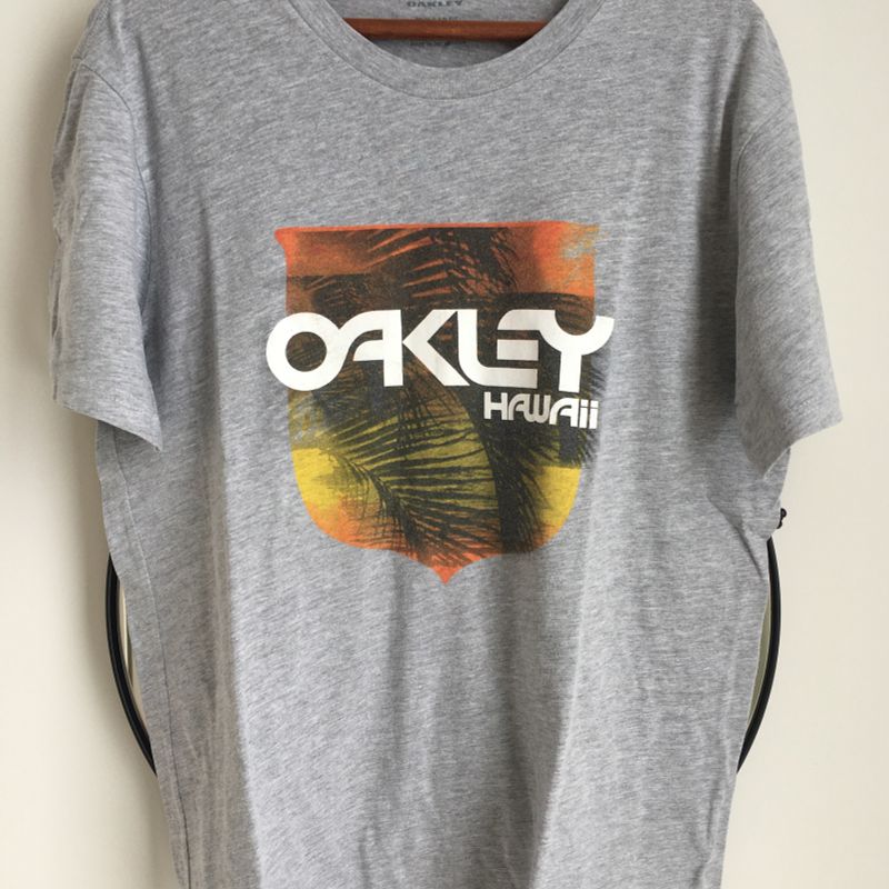 Camiseta Oakley Frogskins | Camiseta Masculina Oakley Usado 54001383 |  enjoei