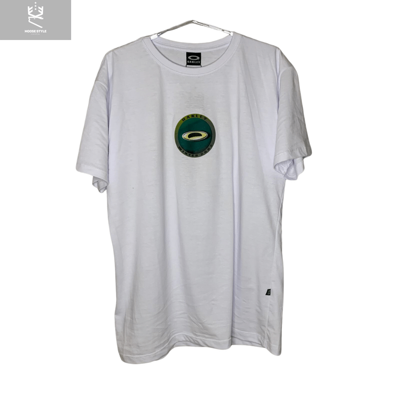 Camiseta Oakley Premium Skull Branco ref 455703-100